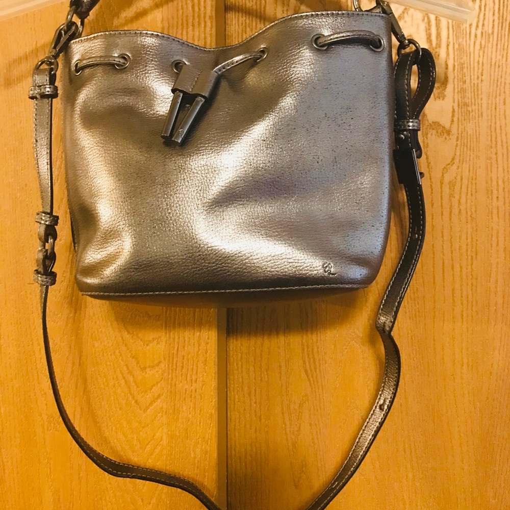 Pewter Elliott Lucca drawstring purse